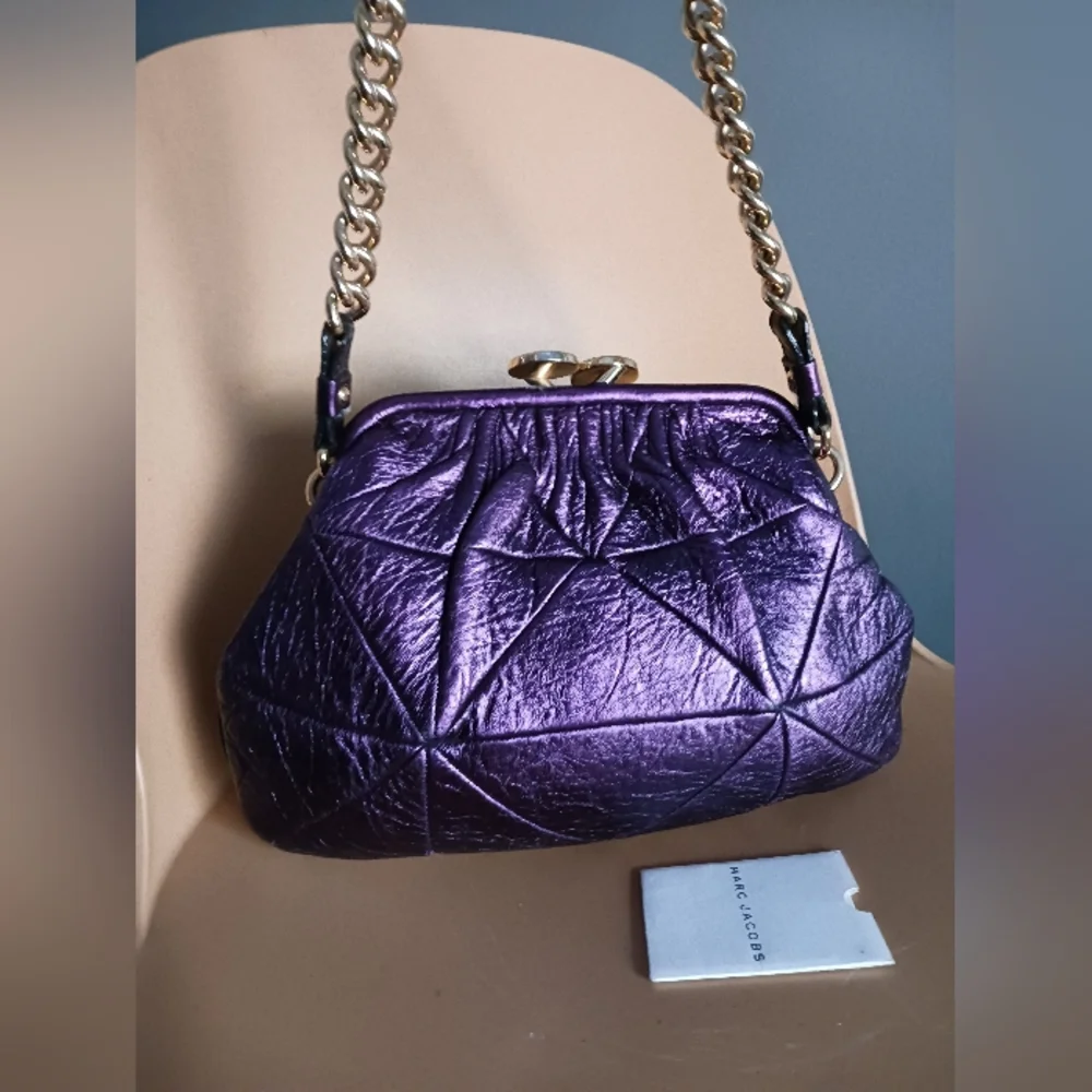 Marc Jacobs Vintage Quilted Purple Shoulder Bag - Picture 6 of 16